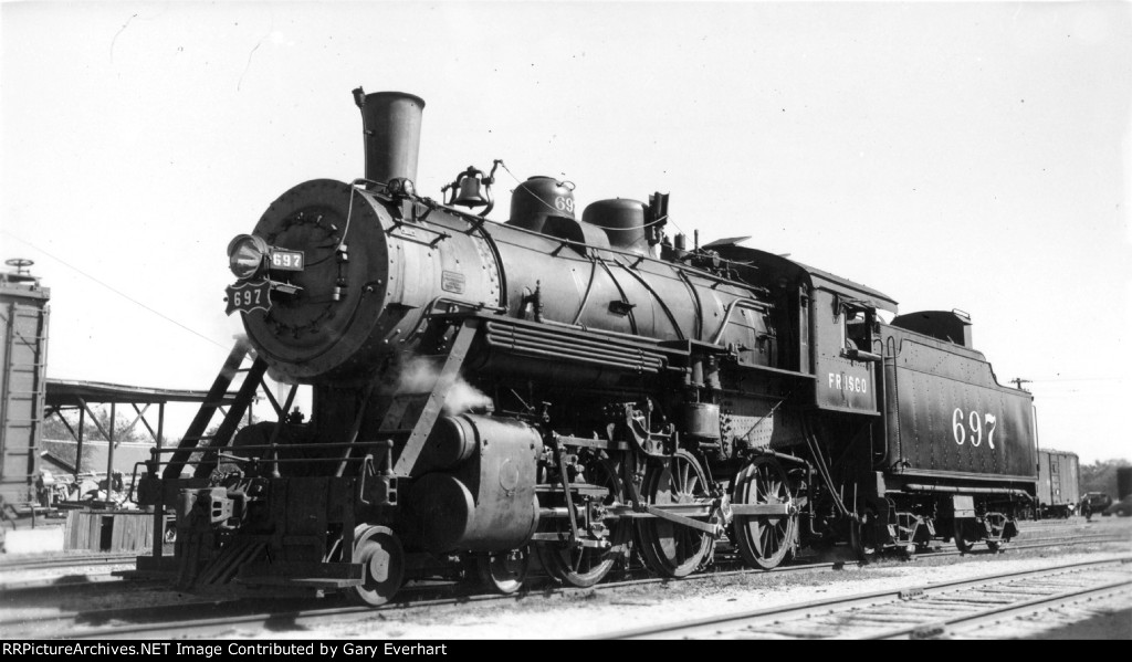 SLSF 4-6-0 #697 - St Louis-San Francisco